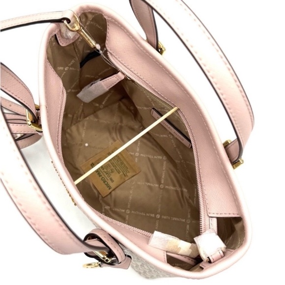 Michael Kors Jet Set Travel Extra-Small Top-Zip Tote Bag & Double Zip Wallet Set - Picture 7 of 12